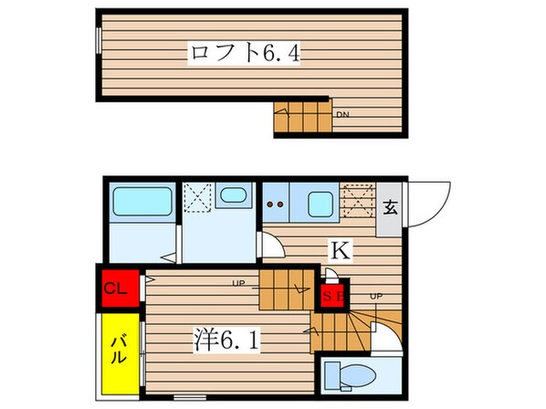 アンジュドボヌールの物件間取画像